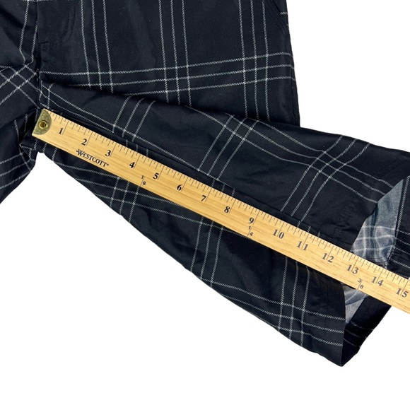 Immersion Research Bermuda Shorts Womens Size 6 Plaid Black White - Picture 6 of 7